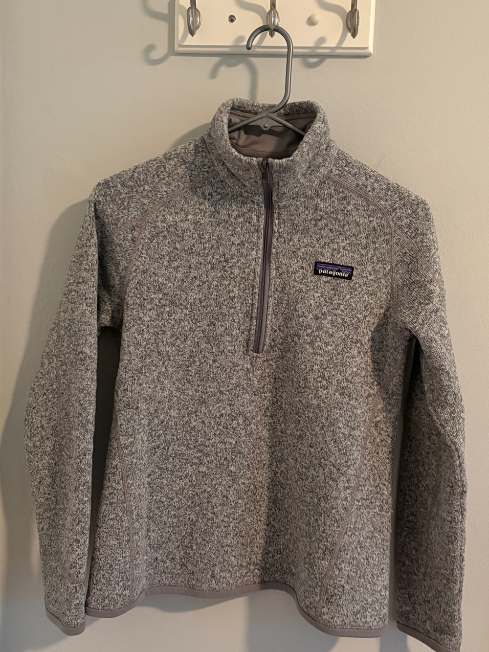 Patagonia Women’s Gray Quarter-Zip Fleece Pullover